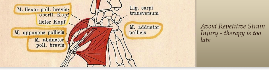 computer hand strain